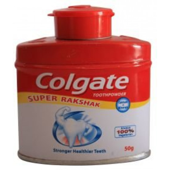 Colgate Toothpowder - with Calcium and Minerals - 50 g (Anti-cavity)
