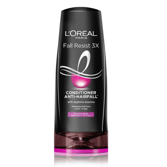 L'Oreal Paris Anti-Hair Fall Conditioner, Reinforcing & Nourishing for Hair Growth, For Thinning & Hair Loss, With Arginine Essence and Salicylic Acid, Fall Resist 3X, 192.5 ML