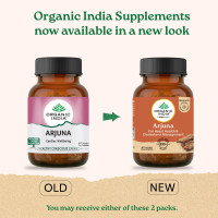 A TATA Product - Organic India Arjuna - 60 Veg Capsules