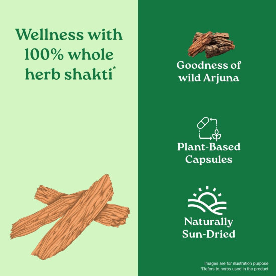 A TATA Product - Organic India Arjuna - 60 Veg Capsules
