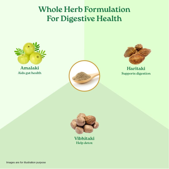 A TATA Product - Organic India Triphala Capsules - 60 Caps, Supports Immune System, Colon & Digestion, Balanced Bowel & Gut Health, Contains Bioactives and Antioxidants, GMP & NPOP Certified Organic