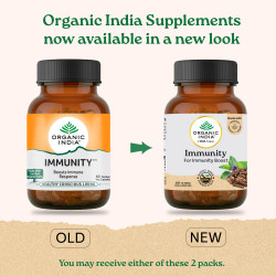 Organic India Immunity -Pack of 60 Capsules Bottle