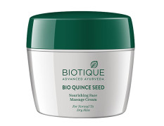 Biotique Quince Seed Anti Aging Face Massage Cream For Normal To Dry Skin, 175gm