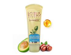 Lotus Herbals Jojoba Face Wash, Active Milli Capsules, 120g