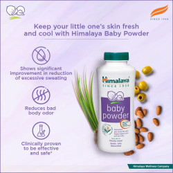 Himalaya Powder For Baby (400G) - Keeps Baby's Skin Soft and Dry
