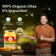 A TATA Product - Organic India Pure Cow Ghee, 500ml, Lab Tested on 600+ Parameters, Certified Organic, Glass Bottle, Sourced from Organically Fed Cows, Authentic Taste, Rich in Healthy Fat