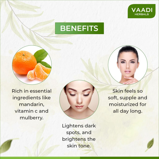 Vaadi Herbals Fairness Moisturiser with Mandarin Extract, 110ml