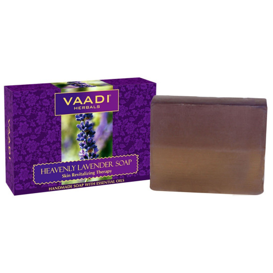 Vaadi Herbals Heavenly Lavender Soap with Rosemary Extract, 75g