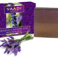Vaadi Herbals Heavenly Lavender Soap with Rosemary Extract, 75g