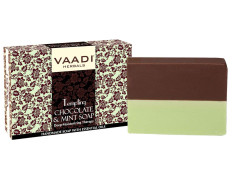 Vaadi Herbals Tempting Chocolate and Mint Soap, Deep Moisturising Therapy, 75g