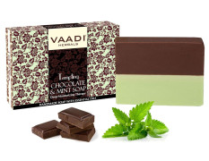 Vaadi Herbals Tempting Chocolate and Mint Soap, Deep Moisturising Therapy, 75g