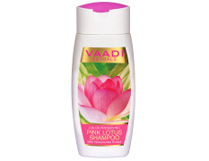 Vaadi Herbals Color Preserving Pink Lotus Shampoo with Honeysuckle Extract, 110ml