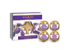 Vaadi Herbals Lavender Anti Ageing Spa Facial Kit with Rosemary Extract, 70g