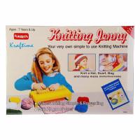 Funskool Handycrafts - Knitting Jenny ,Weaving and Knitting Machine , Make scraves, shawls, bags, mufflers , 7 years +