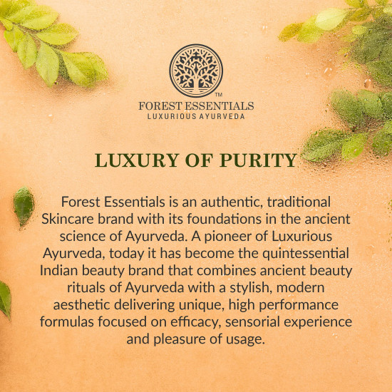 Forest Essentials Delicate Facial Cleanser Kashmiri Saffron & Neem|Acne-Prone & Oily Skin|Face Wash For Men And Women 50ml