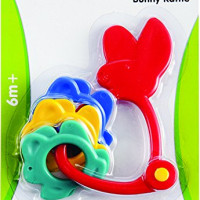 Funskool Giggles, Bunny Rattle , Colourful rattle for New Born Baby, Stimulates Senses,Rattling sound, 6 months & above, Infant Toys