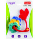 Funskool Giggles, Bunny Rattle , Colourful rattle for New Born Baby, Stimulates Senses,Rattling sound, 6 months & above, Infant Toys