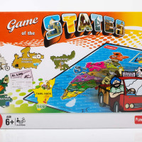 Funskool Games ,Game Of States, Education & Fun Board Game, The Ultimate Geography Game, Kids & Family, 92 Pieces Multicolour, 2 - 4 Players, Ages 6 and Above,