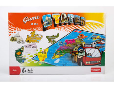 Funskool Games ,Game Of States, Education & Fun Board Game, The Ultimate Geography Game, Kids & Family, 92 Pieces Multicolour, 2 - 4 Players, Ages 6 and Above,