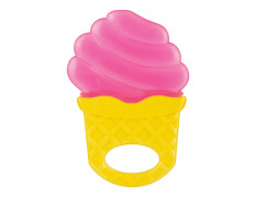 Giggles Funskool, Icecream Teether , Teether For Babies To Soothen Their Gums, Easy To Grasp,Hold And Chew, 3 Months & Above, Infant Toys