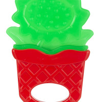 Giggles - Floral Teether , Teether for Babies to soothen their gums, Easy to Grasp,hold and chew, 3 months & above, Infant Toys