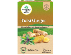 Organic India Infusion Tea Bags - Tulsi Ginger, 25 Bags