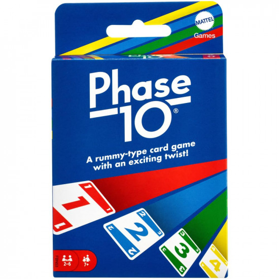 Mattel Phase 10 Card Game For Kid (Multicolour)|Pack of 1