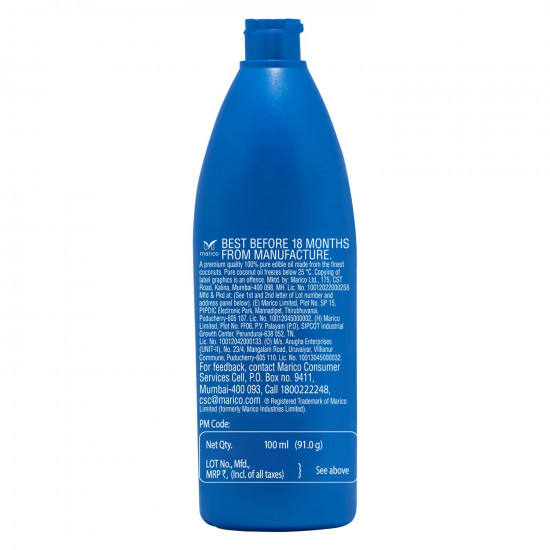Parachute Coconut Oil - 100 ml (Bottle)