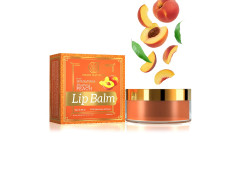 Khadi Natural Peach Lip Balm with Beeswax and Shea Butter | Natural Lip Balm for Soft & Hydrated Lips | Herbal Lip Balm for Chapped Lips | Free from Harsh Chemicals | Unisex Lip Balm | 5gm