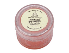 Khadi Natural Wine Grapefruit Lip Balm with Beeswax and Shea Butter 5g| Herbal Lip Balm for Soft Lips | Nourishing Lip Balm for Chapped Lips | Free From Harsh Chemicals | Unisex Formula
