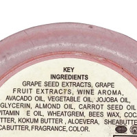 Khadi Natural Wine Grapefruit Lip Balm with Beeswax and Shea Butter 5g| Herbal Lip Balm for Soft Lips | Nourishing Lip Balm for Chapped Lips | Free From Harsh Chemicals | Unisex Formula