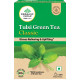 A TATA Product - Organic India Tulsi Green Tea Classic - 25 Tea Bags, Uplifts Mood, Rich in Antioxidants, Blend of Rama, Krishna & Vana Tulsi, Certified Organic