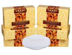 VAADI HERBALS Lavish Almond Soap, 75g x 6
