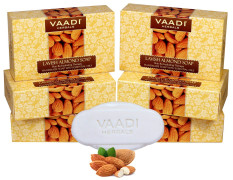 VAADI HERBALS Lavish Almond Soap, 75g x 6