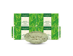 Vaadi Herbals Neem Patti Soap, Pure Neem Leaves, 75gms x 6