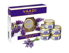 Vaadi Herbals Lavender Anti Ageing Spa Facial Kit with Rosemary Extract, 270g