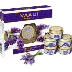 Vaadi Herbals Lavender Anti Ageing Spa Facial Kit with Rosemary Extract, 270g