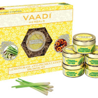 Vaadi Herbals Lemongrass Anti Pigmentation Spa Facial Kit With Cedarwood Extract, 270G