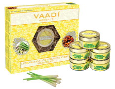 Vaadi Herbals Lemongrass Anti Pigmentation Spa Facial Kit With Cedarwood Extract, 270G