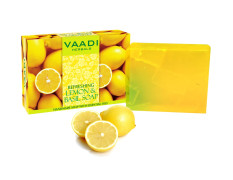 Vaadi Herbals Refreshing Lemon and Basil Soap, 75g