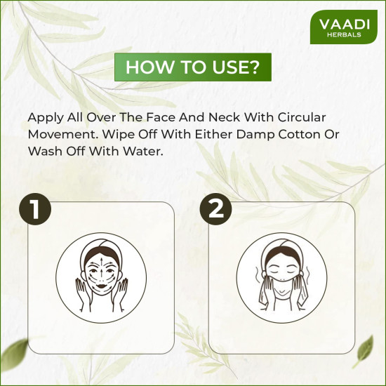 Vaadi Herbals Aloevera Deep Pore Cleansing Milk with Lemon Extract, 110ml