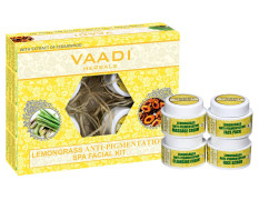 Vaadi Herbals Lemongrass Anti Pigmentation Spa Facial Kit with Cedarwood Extract, 70g