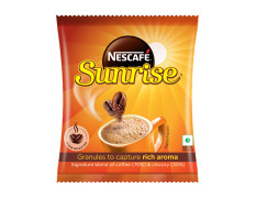 NESCAFE SUNRISE Instant Coffee Powder Pouch| Coffee-Chicory Mix | Rich Taste & Aroma | 50 g