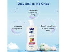 Chicco No-tears Shampoo for Soft and Tangle-free Baby Hair, Dermatologically tested, Paraben free (500 ml)