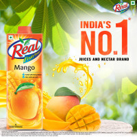 Real Mango Fruit Juice -1L | Rich in Vitamin C | No Added Preservatives, No Artificial Colors & Flavours | Goodness of Best fruits | Daily Dose of Fruit Nutrition | Tasty, Refreshing & Energising Drink