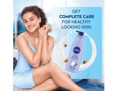 NIVEA Shea Smooth 400ml Body Lotion | 48 H Moisturization | With Deep Moisture Serum & Shea Butter | Non Greasy & Healthy Looking Skin