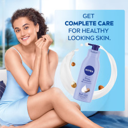 NIVEA Shea Smooth 400ml Body Lotion | 48 H Moisturization | With Deep Moisture Serum & Shea Butter | Non Greasy & Healthy Looking Skin
