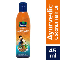 Parachute Advansed Ayurvedic Coconut Hair Oil with Neem, Amla, Bhringraj & 22 Natural Herbs | Reduces Dandruff, Thinning & prevents Hair fall | 45ml