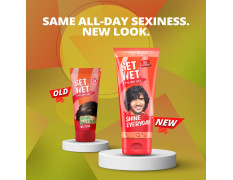 Set Wet Styling Hair Gel for Men - Shine Everyday, 50gm | Light Hold, High Shine |For Long Hair| No Alcohol, No Sulphate