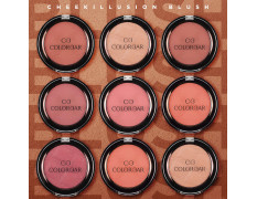 Colorbar Cheekillusion Blush, Coral Craving | Lightweight, silky texture | Highly-buildable and blendable | Powder blush| Suitable for all skin types